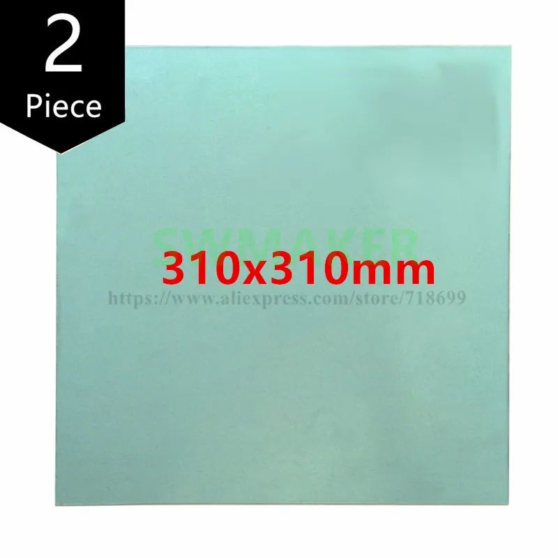 SWMAKER 310x310 мм PEI лист для Creality CR-10 3d принтер PEI Полиэфиримид поверхность толщина 1 мм