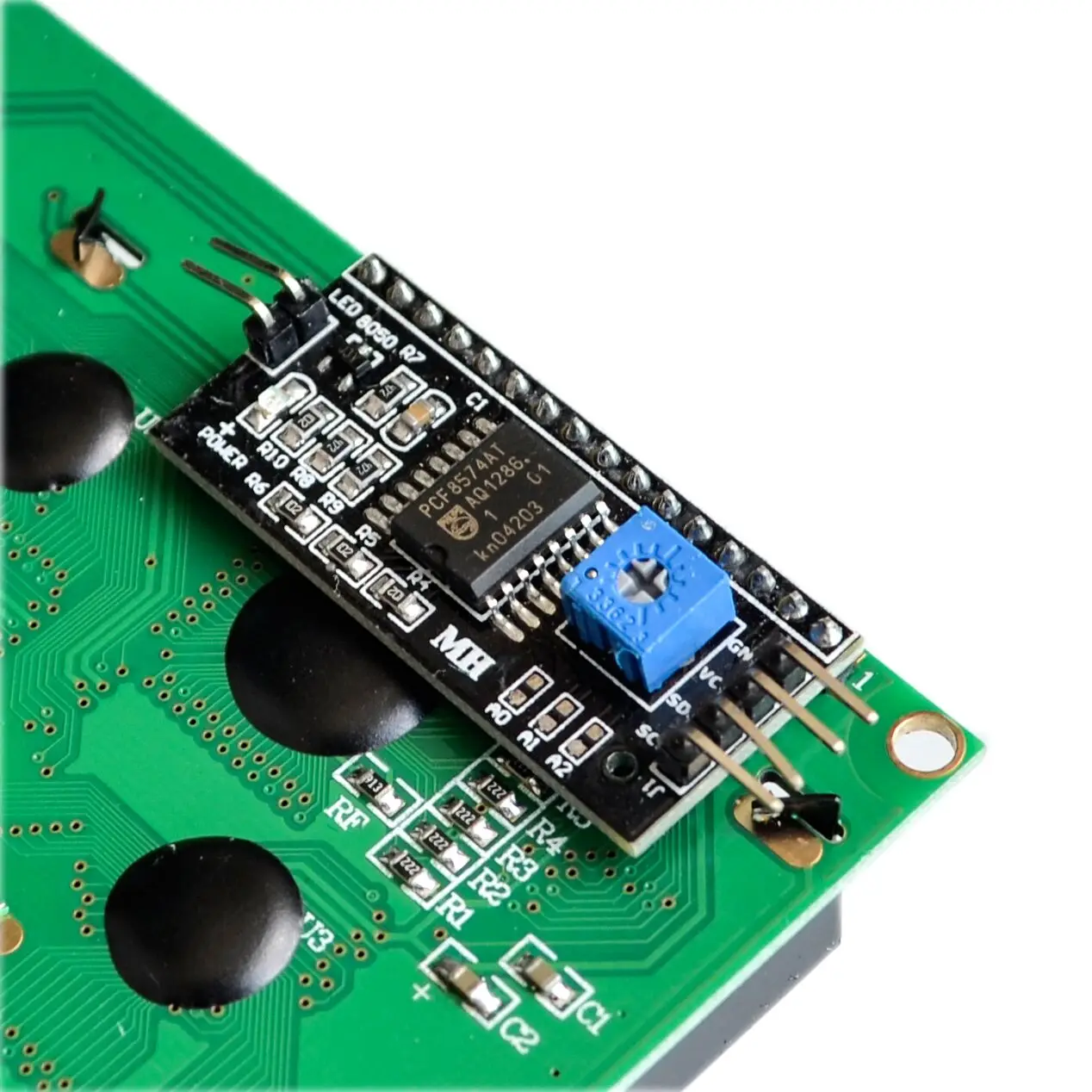 1 шт. LCD 2004 + I2C 20x4 2004A синий экран HD44780 символ /w IIC/I2C серийный интерфейс адаптер