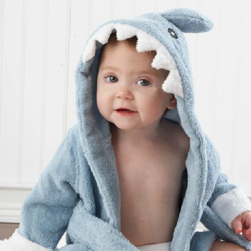 New Cute Animal Baby Bath Toewl Cartoon Warm Bathrobe Baby Boy Girl Spa Towel Soft Kids Children