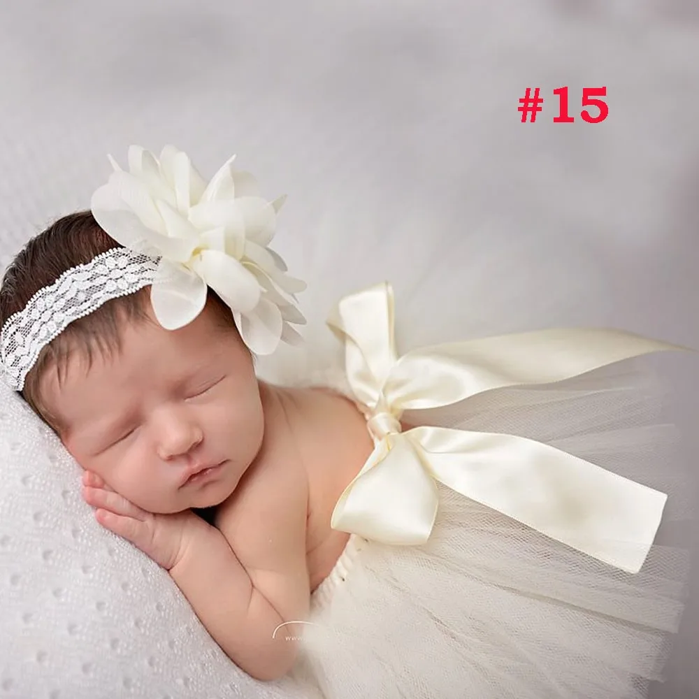 Принцессы новорожденных пачка и Винтаж цветочный ободок для новорождённых Детские Фото Опора-пачка комплекты для малышей реквизит для фотосессии для девочек TS001