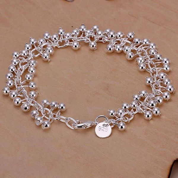 

Silver color female models wedding women gorgeous charm grape Bracelets fashion jewelry girlfriend birthday gift H017