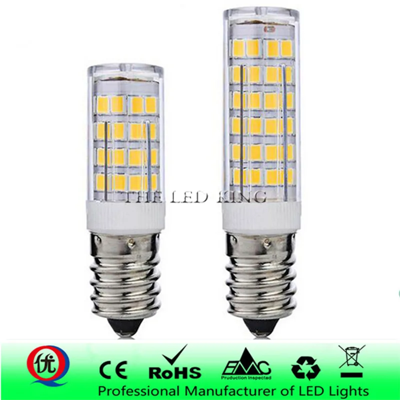 E14 светодиодный светильник лампы 7 Вт 9 12 220V 230V SMD Керамика передвижной лампой с