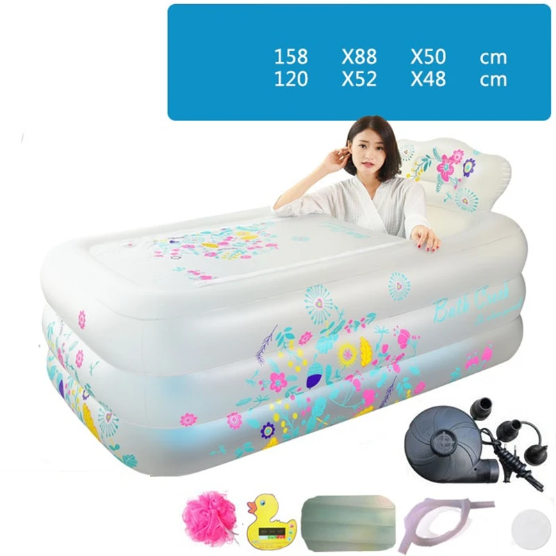 Banheira Adulto Inflavel Albercas Familiares Gonflable Badkuip Baby Opblaasbaar Bad Sauna Hot Bath ванна для взрослых надувная Ванна - Цвет: MODEL P