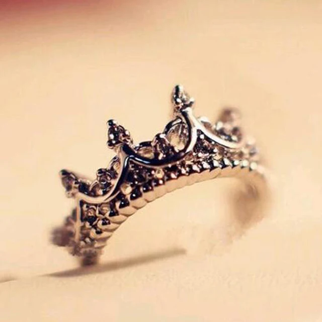 Bague femme couronne