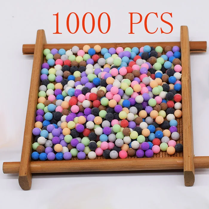 Diy Perler Pegboard водные бусины игрушка для детей Лиса и кролик набор предохранитель головоломки образовательные головоломки для малышей Девочка Мальчик Beadbond игрушки - Цвет: 1000pcs mixing