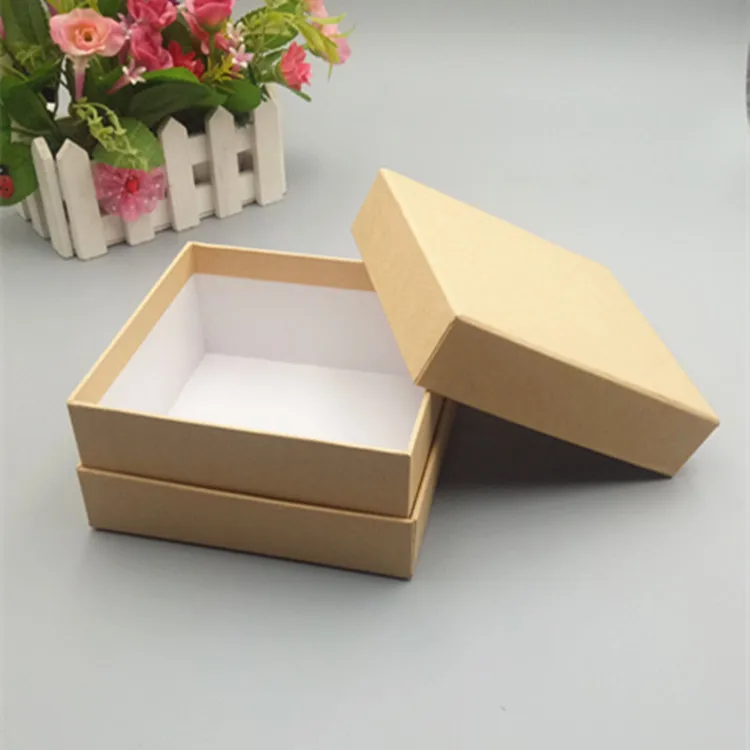 15x15x6mm Kraft Paper Box Bracelet/Necklace Box Jewelry Box ring