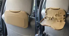 Car-styling Escalabilidad Coche Escritorio de la Computadora Estante de la Taza/Asiento Trasero Del Coche Portátil Escritorio de Oficina/Coche Bebida De Almacenamiento titular de Nuevo Soporte de Mesa