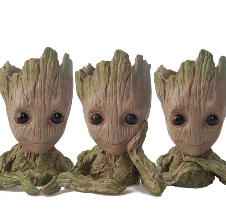 Детский горшок для растений Bloempot Leuke Speelgoed Pen Pannenlap ПВХ Hero Model Baby Boom Man Tuin pot Groot