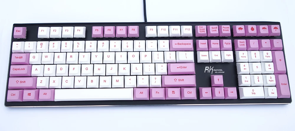 NPKC 108 key DSA Keycaps PBT краситель сублимационная верхняя печать с новинкой для Cherry MX