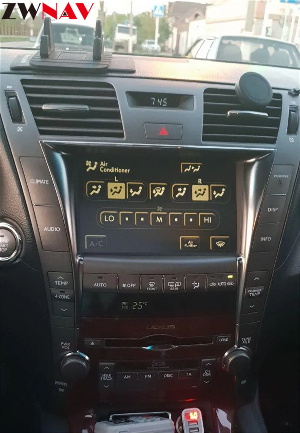 Sale 4K 4+64 Tesla style Android 8.1 Car DVD Stereo Multimedia For Lexus LS460 BT Radio GPS Navi Video Audio vertical screen headunit 2