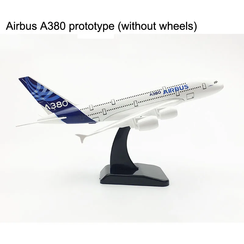 

16CM 20CM AIR BUS A380 Airplane Model 1:400 Diecast Metal alloy Plane Airlines Aviation Aircraft Model Stand Craft Gift Toys