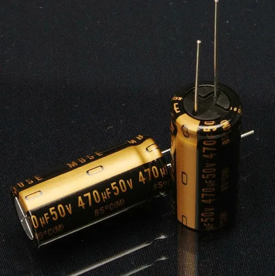 6 pcs Nichicon KZ MUSE capacitor 50v 47uf Audio Grade Premium