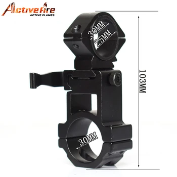 

25/30mm hunting accessories 21mm rail Tactical Mount 30mm gun tactical Quick Release mounts Flashlight Mount Holder