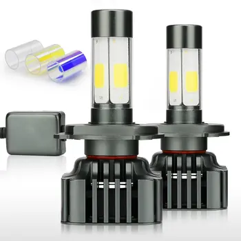 

12000LM H4 LED Headlight Bulbs Conversion Kit 360 Degree 9003 High Low Beam for Car Lamp Amber(3000K) /White(6000K) /Blue(8000K)