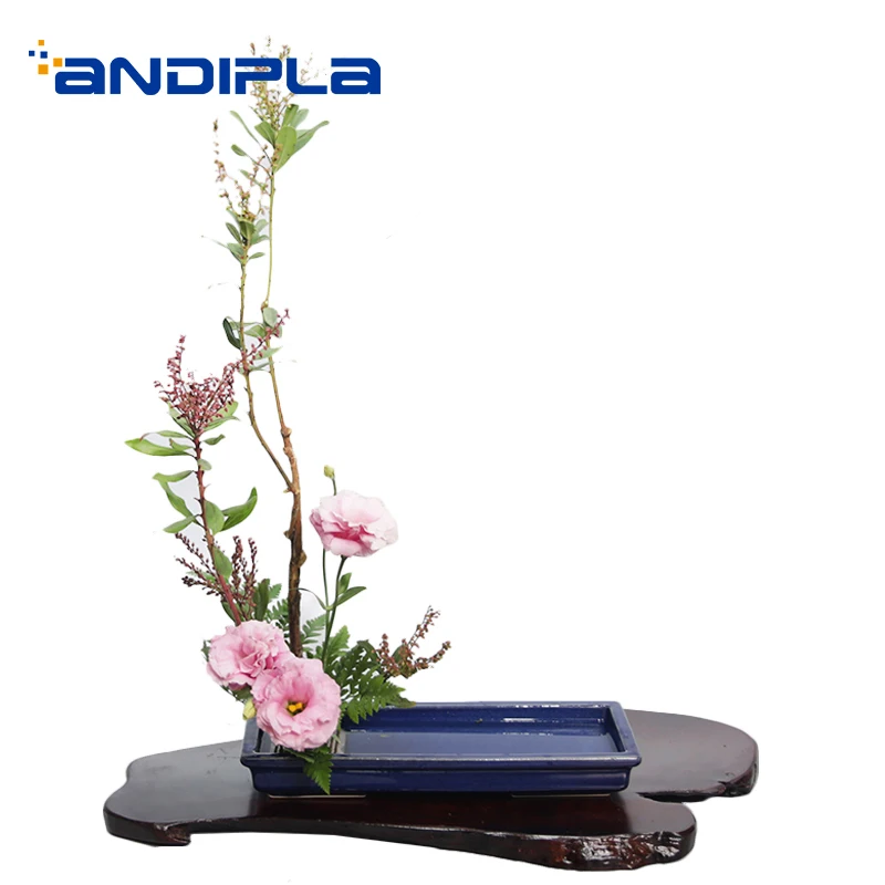

Brief Ceramic Rectangular Flower Arrangement Pot Flower Vases Table Vases / Gardening Succulent Plants Plate Bonsai Decor Crafts