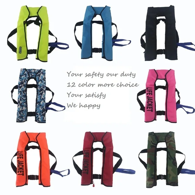 Details about   PFD Auto Inflatable Life Saving Jacket Vest 150N Eyson Neck Type for Adult 