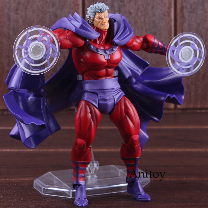 Koop Marvel Comics X Mannen Avengers Magneto Figma Series NR 006 PVC XMen Verbazingwekkende Yamaguchi Figure Collectible Model Toy