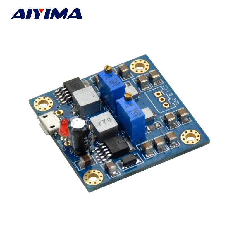 sound amplifier AIYIMA HIFI Low Noise Single Voltage To Dual 12V Power Output Regulated Power Supply For Preamp Headphone Amplifier Decoder surround sound amplifier