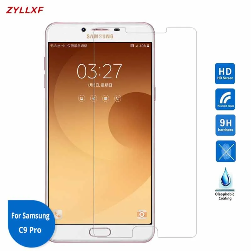 Защитная пленка для экрана из закаленного стекла Samsung Galaxy C9 Pro 9H 2.5D yc9 C9000 C900F/DS SM-C9000