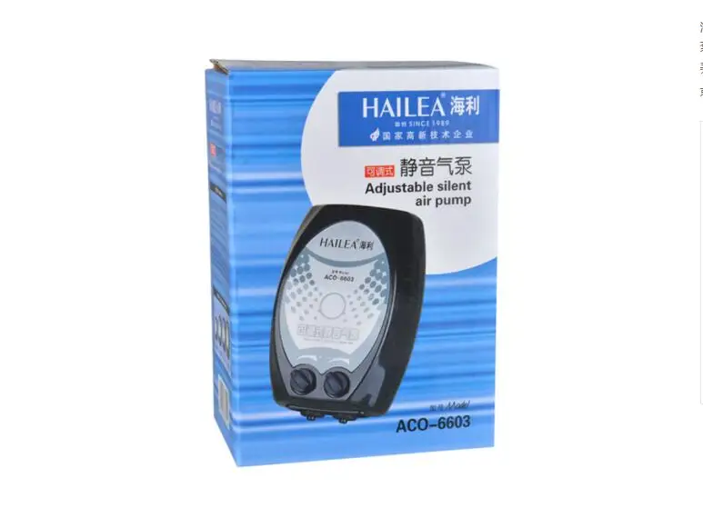 HAILEA ACO 6601/6603/6604 Супер Тихий Регулируемый пневматический насос для аквариума с