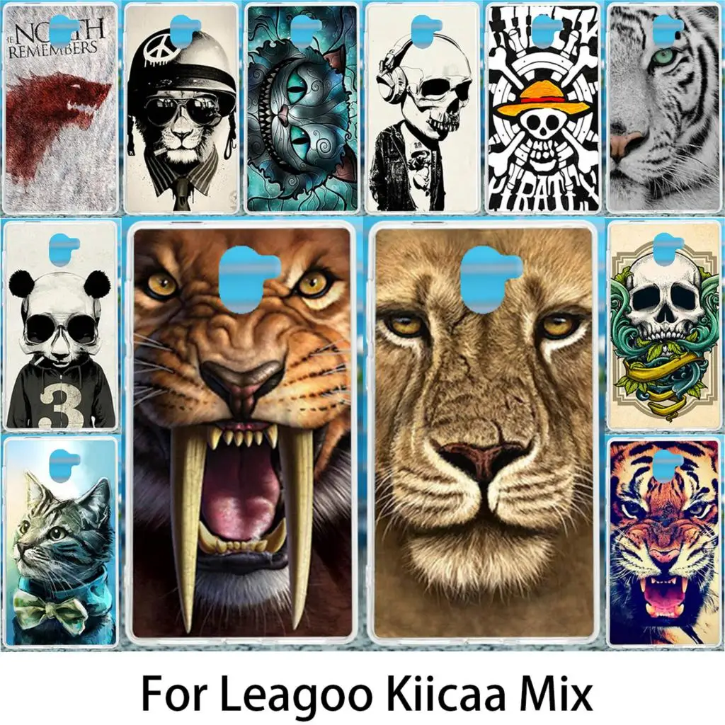 

Akabeila Soft Case For LEAGOO KIICAA Mix Silicon Cases DIY Patterned For LEAGOO KIICAA Mix Anti-knock Cover