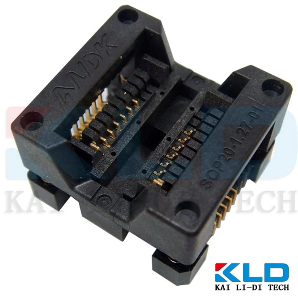 

sop14(20) IC socket Programmer,ANDK adapter Higher Quality than Enplas OTS-14-1.27-01 with twice lifetime