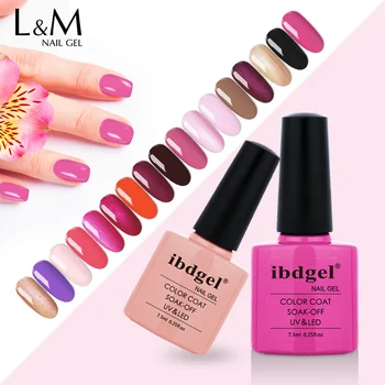 

ibdgel-3pcs Gel Polish Nail Art Design Manicure 7.3ML Soak Off Enamel LED UV