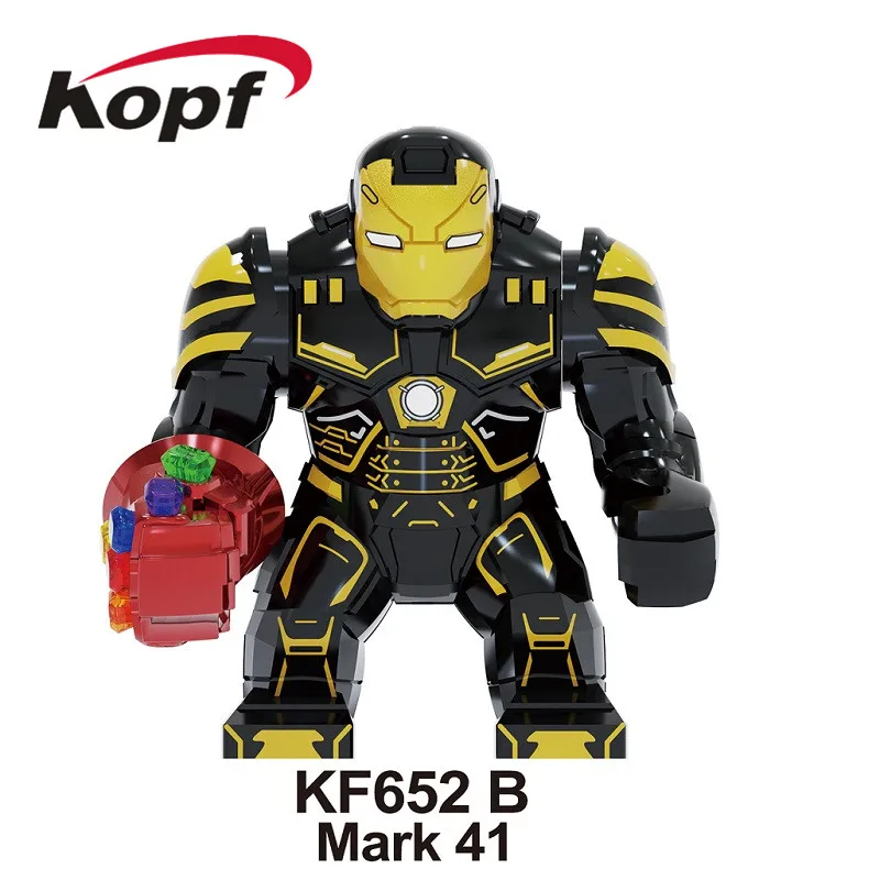 Building Blocks Super Heroes atman Superman Black Panther The Flash Thor Wolverine Bricks Dolls Figures Toys For Children KF6077 - Цвет: KF652B Without Box