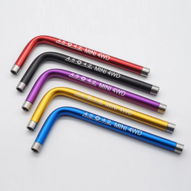 

FATJAY RC hobby model tool mini 4WD hex socket wrench spanner 4.2 4.5 nut driver for 1/28 cars