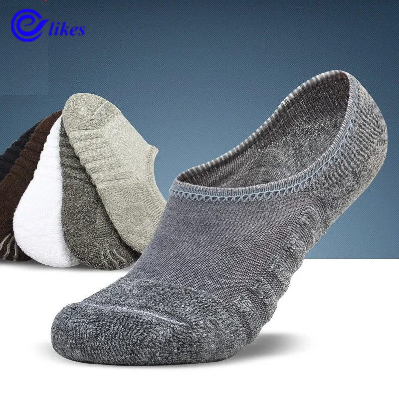 3Pairs Men cotton Invisible Socks Spring Summer Casual Non slip
