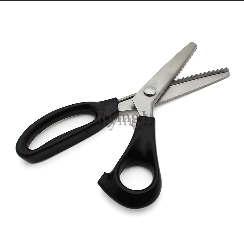 

23.5cm ZigZag Sewing Cut Dressmaking Tailor Shear Pinking Scissor Leather Craft Fabric Upholstery Tool Textile denim
