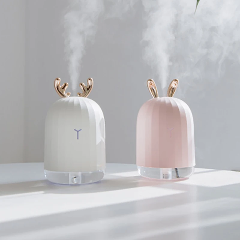 

High Quality 220ML Ultrasonic Air Humidifier Aroma Essential Oil Diffuser for Home Car USB Fogger Mist Maker with LED Night Lamp