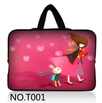

Pink Girl Soft Neoprene Laptop Bag Carry Cases Cover Pouch Protector For 7.9 10 10.1 9.7 11.6 12 13 13.3 15 15.4 15.6 17 17.3