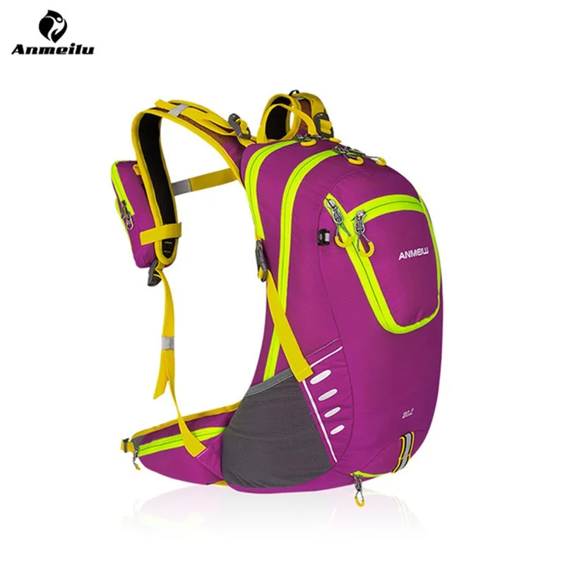 Велосипедные сумки 3 цвета Anmeilu 20L Сверхлегкий Спорт на открытом воздухе велосипед рюкзаки рюкзак унисекс кемпинг восхождение с дождевиком