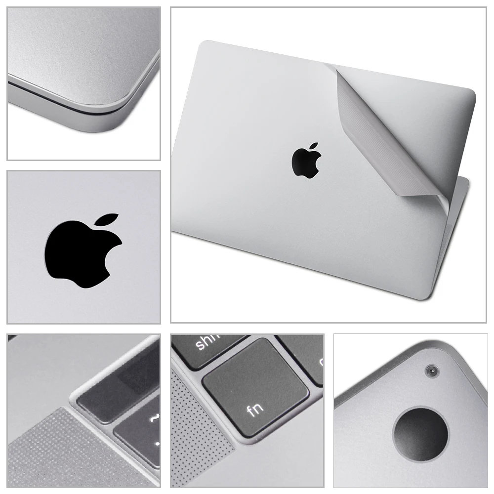 XSKN 4 в 1 Ультра тонкие наклейки для ноутбука Полное Тело Наклейка для 1" Macbook A1706 A1989 палмрест, трекпад, верхняя, нижняя крышка