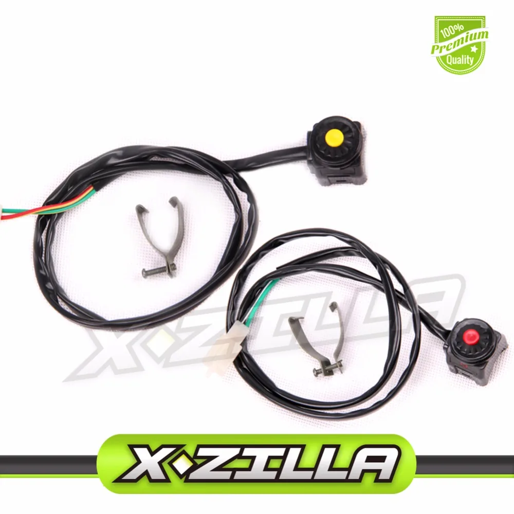 1 PC Kill Switc`h + 1 PC Start Switch for Motorcycle ATV Dirt bike Stop