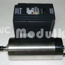 ЧПУ мотор шпинделя гравировки 1.5KW водяное охлаждение& 80 мм Поддержка и инвертор-24000 об/мин ER11 цанги 3 x P4 подшипник с модулем ЧПУ набор