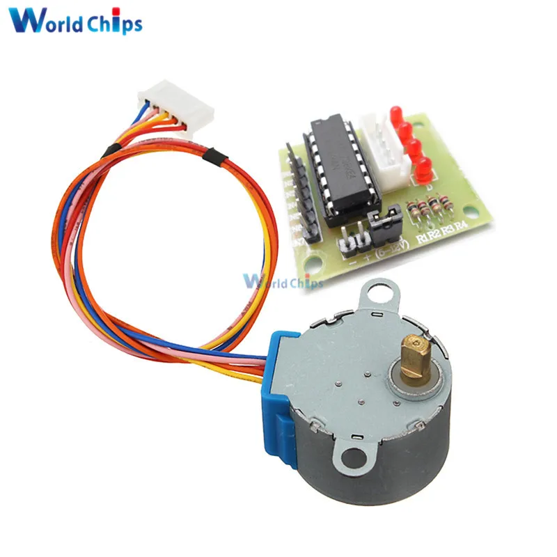

1Set 12V 28BYJ-48 Stepper Motor + ULN2003 Stepper Motor Drive Test Module Board For Arduino