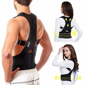 

AOFEITE Back Corset Shoulder Lumbar Posture Corrector Magnetic Therapy Back Support Posture Correction Spine Support Belt