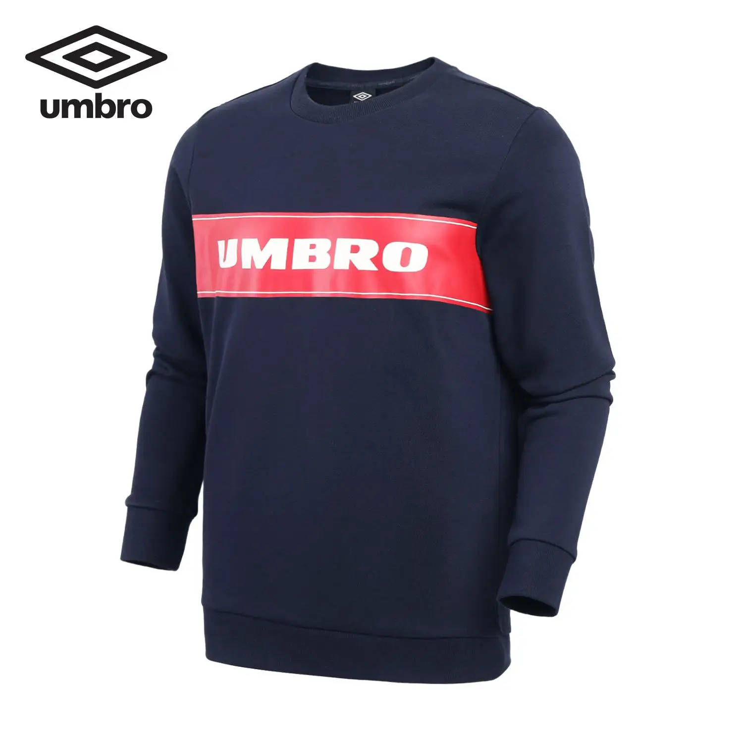 Umbro Весенний мужской спортивный свитер с длинными рукавами и круглым вырезом UO191AP2401 - Цвет: UO191AP2401-828