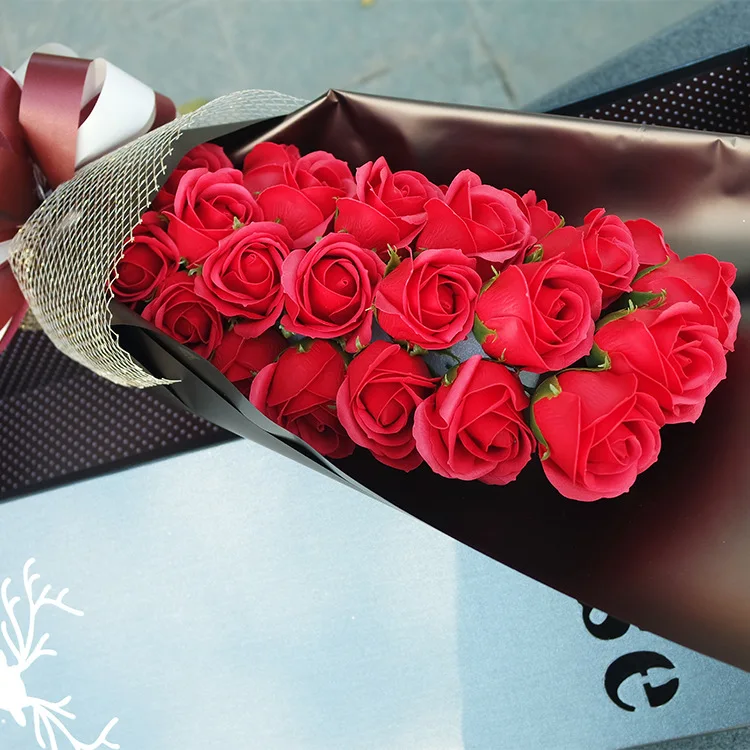 Bouquet De Roses Savon Boite Cadeau Haut De Gamme Cadeau D Anniversaire Pour La Saint Valentin Pour Envoyer Sa Petite Amie Bestie Femme Aliexpress
