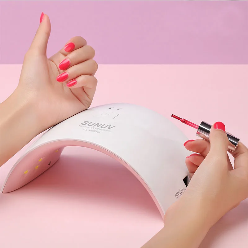 

SUN9c Plus UV lamp SUNUV LED Nail dryer for Curing All Gels Manicure Nail Tools for Nail Salon Perfect Thumb Drying Solution