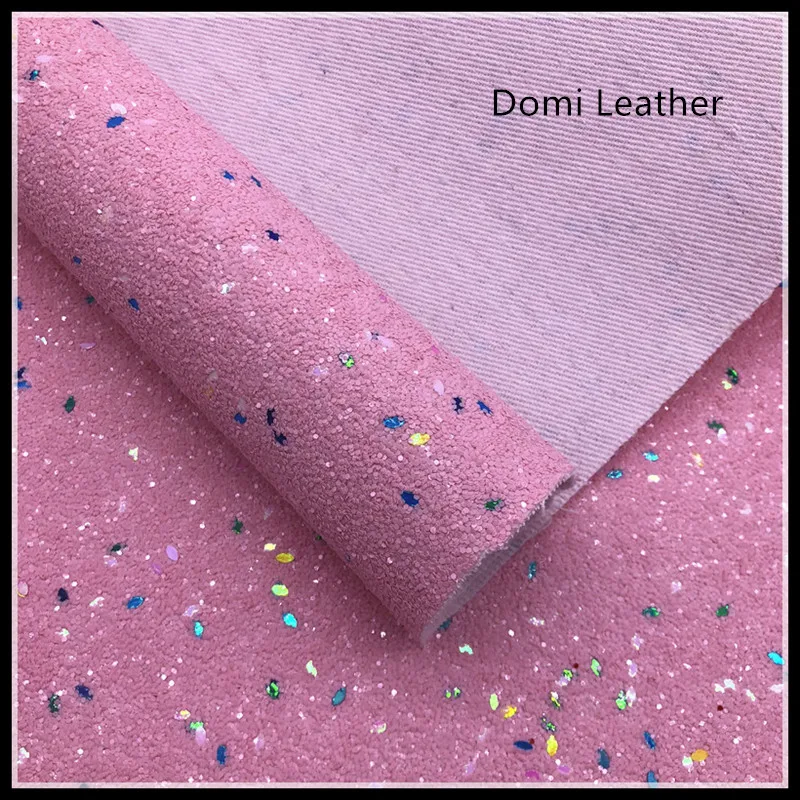 chunky glitter fabric with glitter pieces (4)