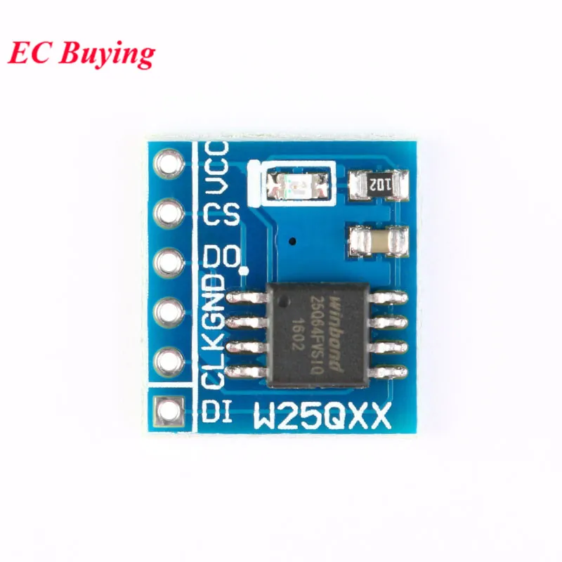 W25Q32 W25Q64 W25Q128 NorFlash модуль хранения 32 Мбит 64 128 SPI интерфейс|Интегральные схемы| |