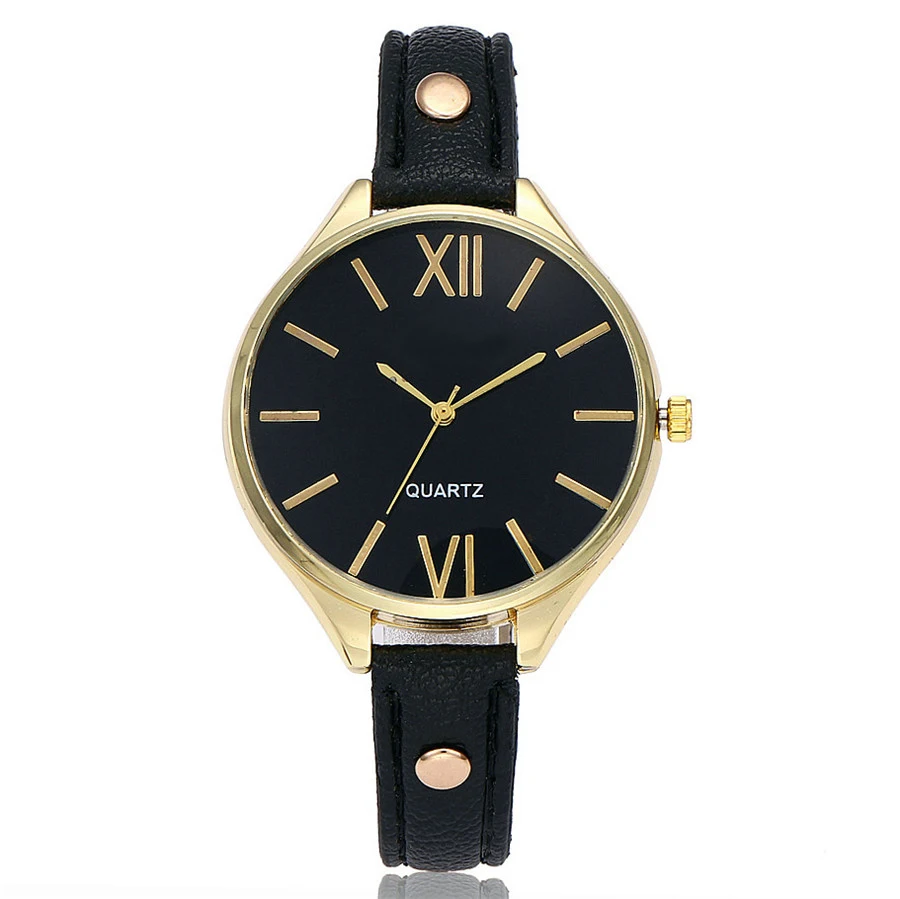 

2017 New Fashion Women Watch Casual Simple Roma Dial Quartz Watches For Ladies Leather Strap Wrist Watches Relogio Feminino