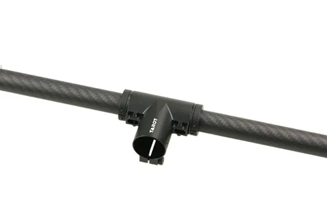 Best Offers 1set Tarot RC Four-axis Aircraft Accessories 25mm Carbon Fiber Tube Quick Release Tripod Landing Gear T Shape Collar Mount M600 