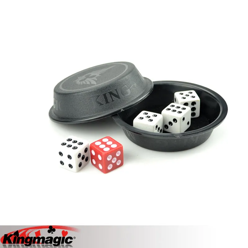 

Flash Dices Children Kids Magic Tricks Toys Props Dice Penetration Box