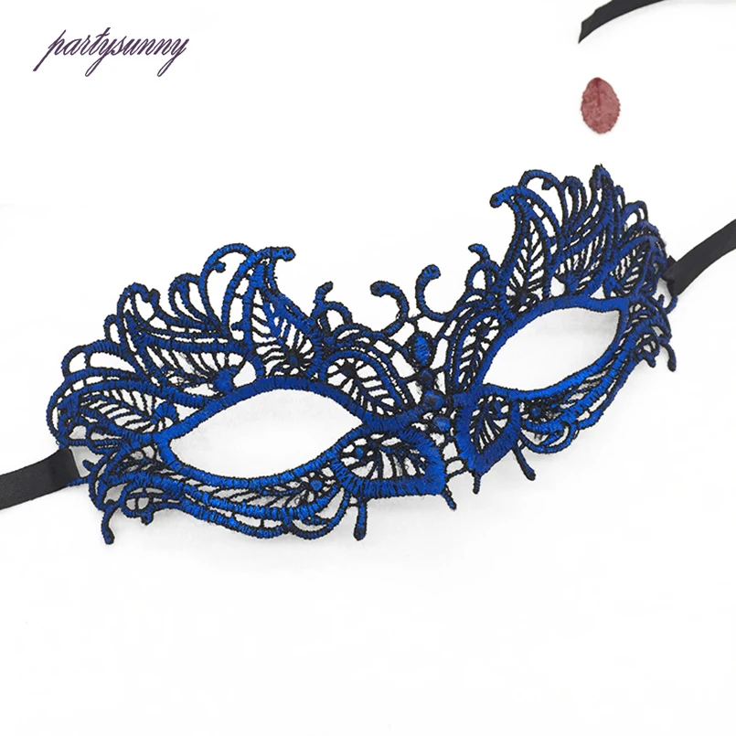 PF Lace Masks Fancy Costume Ball Mask for Masquerade Halloween Party Women Ladies Half Face Sexy Prom Cosplay LM019 | Дом и сад