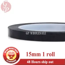 15 мм ширина черная электрическая изоляция майларовая пленка для катушки трансформатора, высокая термостойкость, стойкость к напряжению черная