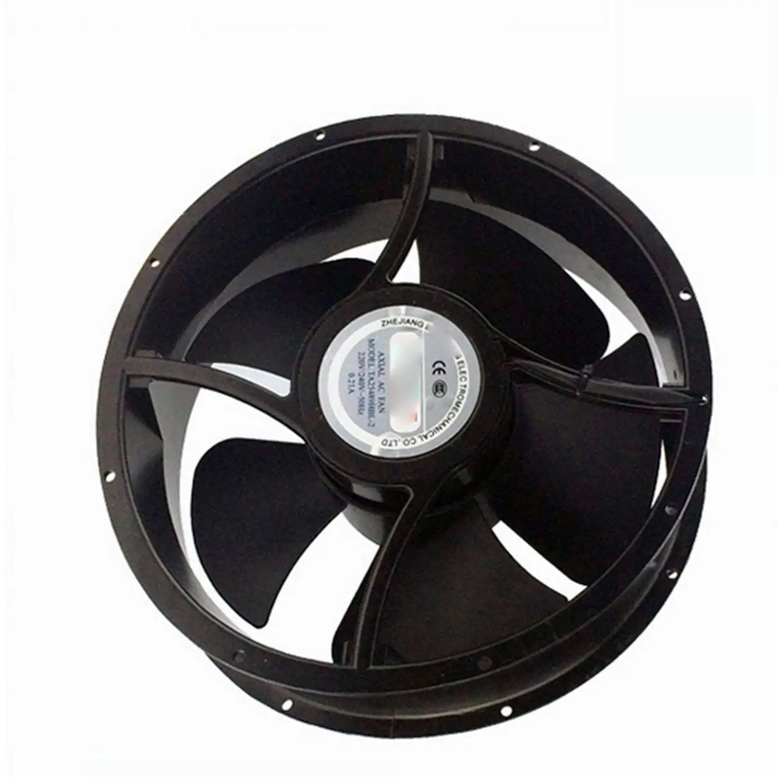 220V AC 254x89mm Round Axial Radiator Fan 860CFM 2600RPM Ball Bearing High Speed